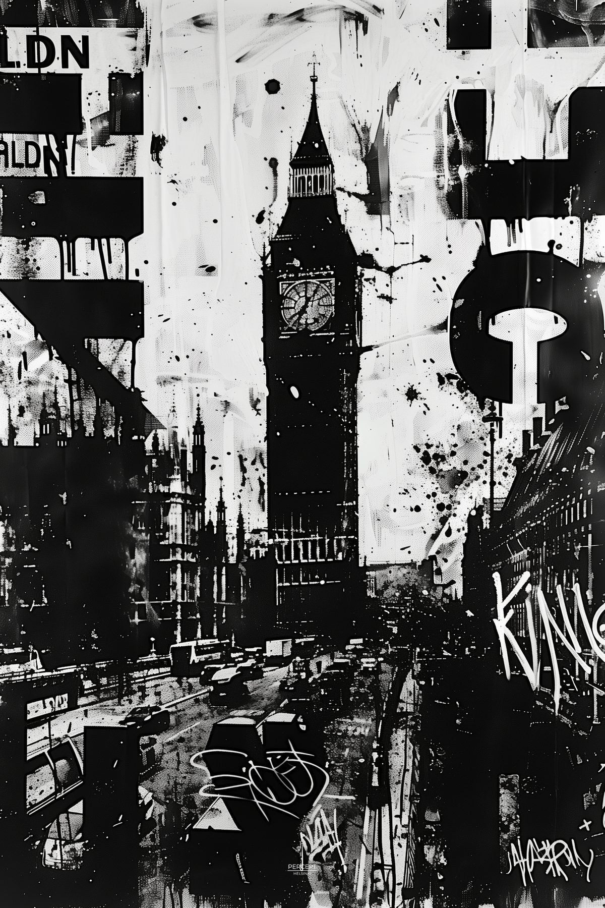 London artwork detail — artwork detail 1